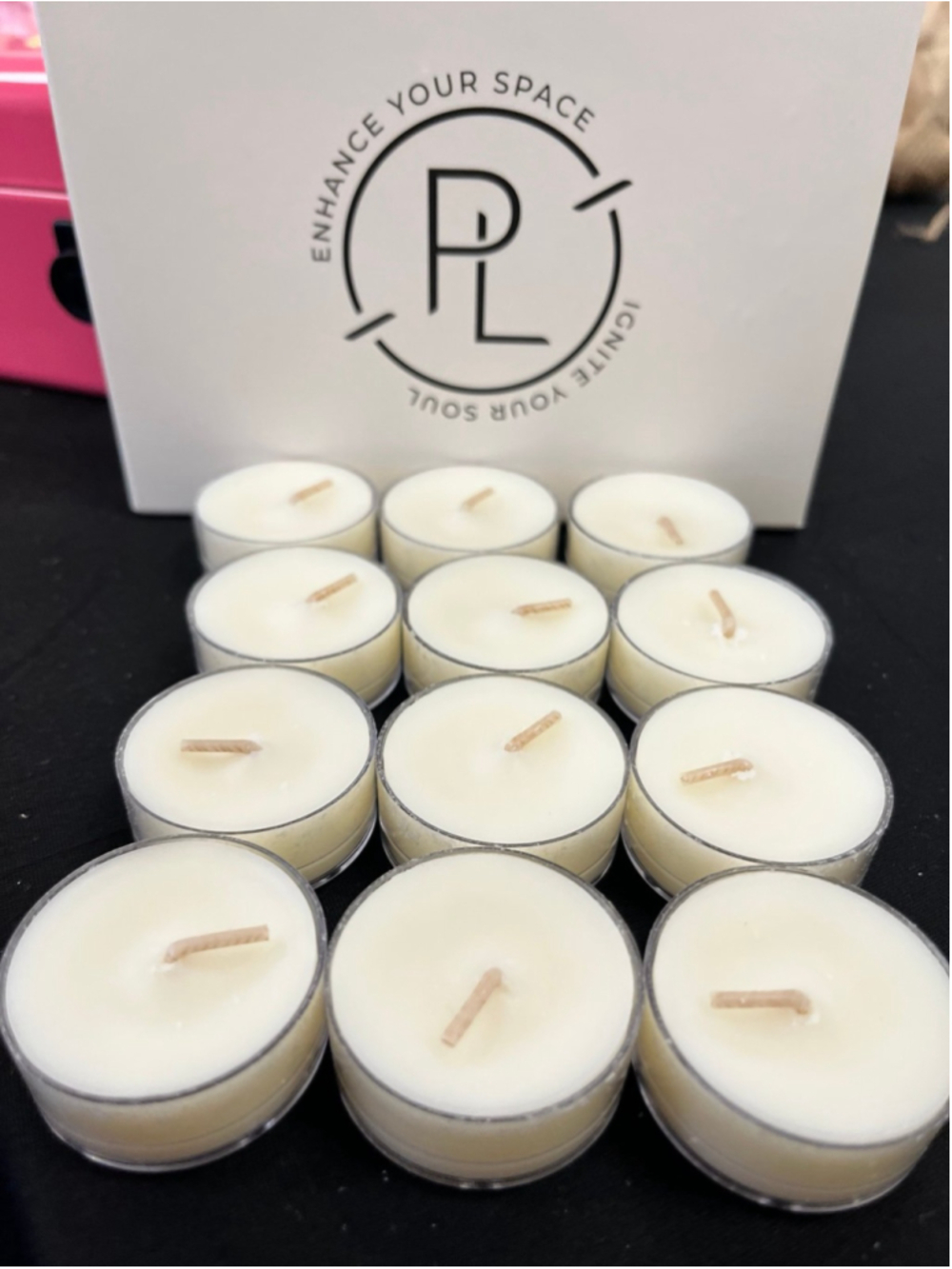 PartyLite’s Forest White round Tealight Candle Therapy: Cypress + Mountain Air